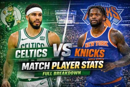 Boston Celtics vs Knicks Match Player Stats