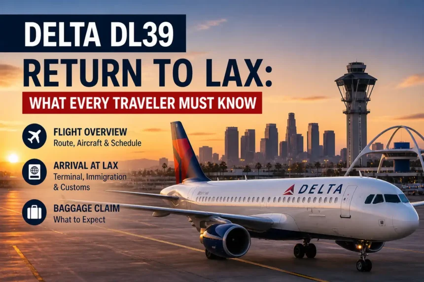 Delta DL39 Return to LAX
